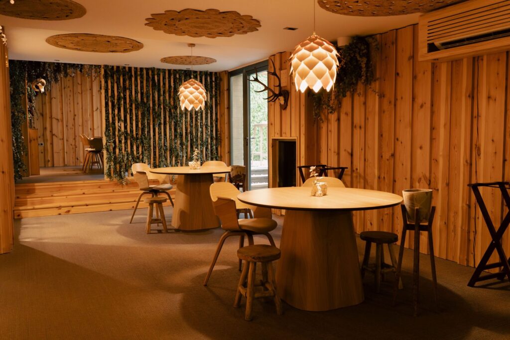 Sala del restaurante OBA- en Casas-Ibáñez